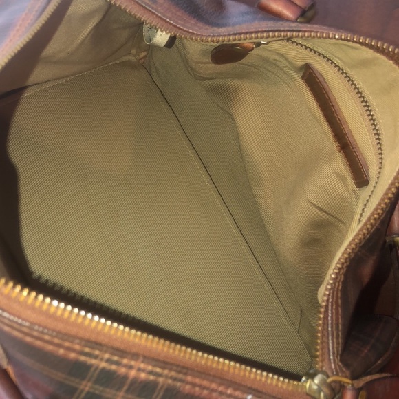 MRALPH LAUREN Tartan Plaid Boston Travel Crossbody Shoulder Bag Speedy 30 - Picture 9 of 17